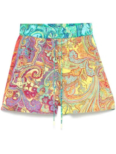 ALEMAIS ALEMAIS CETO SPLICED SHORTS