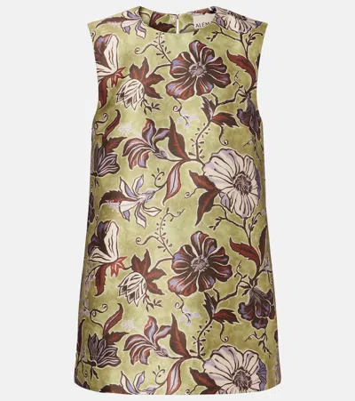 Alemais Alémais Citron Floral Top In Green