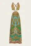 Alemais Clemenza Cut Out Midi Dress In Multi In Multi