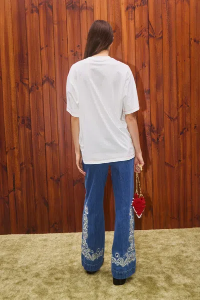 Alemais Contessa Heart Tee In White