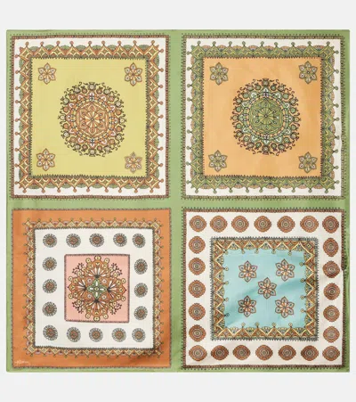 Alemais Contina Tiles真丝围巾 In Multi