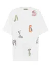 Alemais Court Graphic-print T-shirt In White