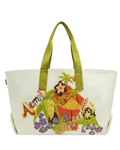 Alemais Cove Beach Tote Bag In Neutral