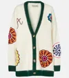 Alemais Alémais Crochet Mohair And Wool-blend Cardigan In Multi