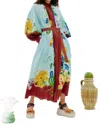 Alemais Dahlia Printed Cotton-blend Midi Shirt Dress In Multi