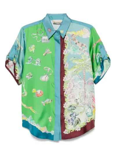 Alemais Daria Shirt In Green