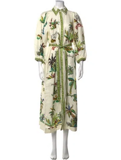Pre-owned Alemais Day Dream Long Dress In Multicolor