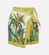 Alemais Day Dream Linen Sarong Mini Skirt In Multicoloured