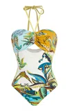 Alemais Day Dream Ruched One-piece Swimsuit In Multi