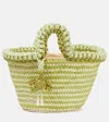 Alemais Dee Dee Mini Basket Tote Green In Green