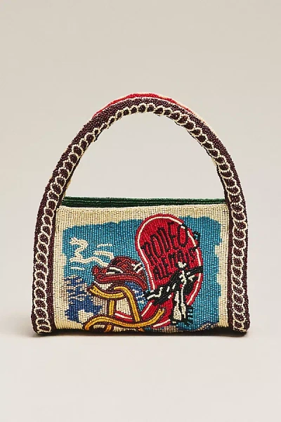 Alemais Desert Beaded Mini Barrel Bag In Multicolor