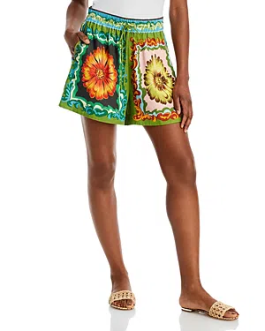 ALEMAIS Star Man graphic-print shorts - Neutrals