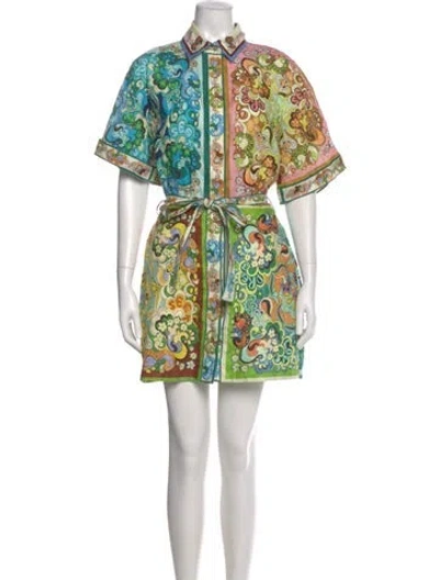 Pre-owned Alemais Dreamer Mini Dress Mini Dress In Multi