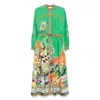 Alemais Lucky Pace Printed Organic Cotton-poplin Midi Shirt Dress