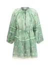 Alemais Lula Mini Dress In Green