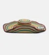 Alemais Dusk Striped Raffia Sun Hat In Multi