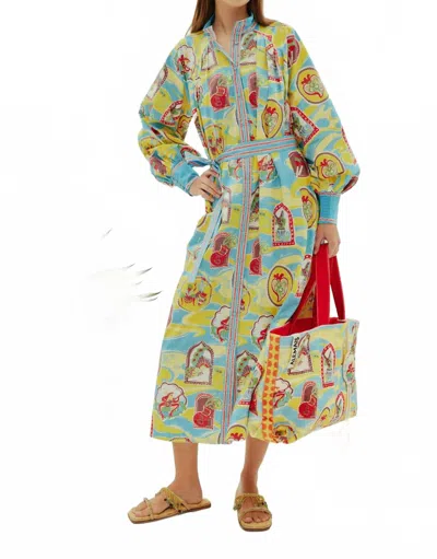 Alemais Emilio Shirtdress In Multicolor
