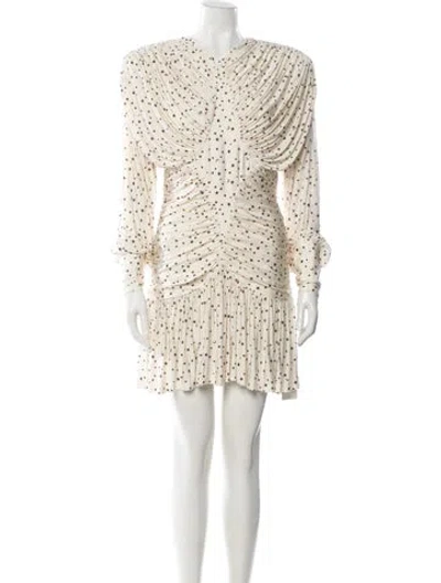 Pre-owned Alemais Etta Mini Dress W/ Tags In Neutral