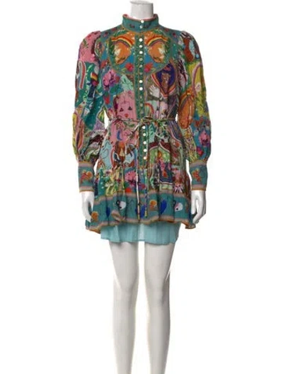 Pre-owned Alemais Evergreen Mini Dress Mini Dress In Green