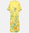 ALEMAIS ALÉMAIS FLORAL MIDI DRESS