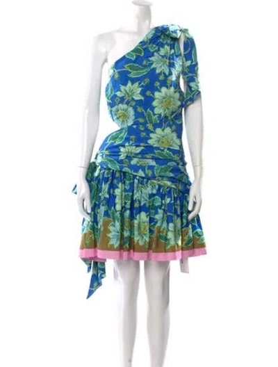 Pre-owned Alemais Floral Print Knee-length Dress In Multi