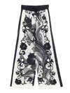 Alemais Floral-print Linen Trousers In Multi