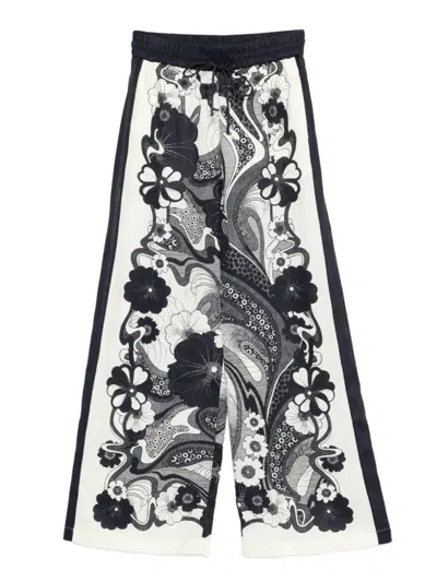 Alemais Floral-print Linen Trousers In Multi