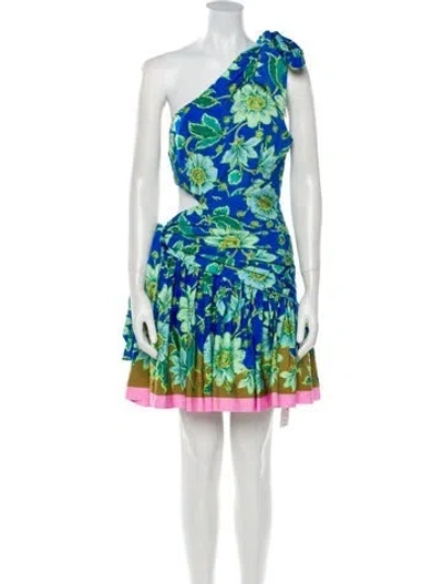 Pre-owned Alemais Floral Print Mini Dress In Multi