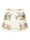 Alemais Floral-print Mini Skirt In Neutral