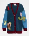 Alemais Fredo Colorblock V-neck Cardigan In Multi