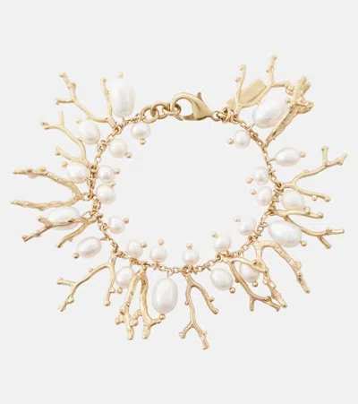 Alemais Freshwater Pearl-embellished Bracelet In Gold