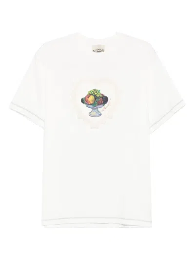 Alemais Fruit-bowl Heart-shaped Top In White