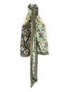 Alemais Geometric-pattern Blouse In Green