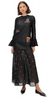 Alemais Ginger Embellished Gown Black In Black
