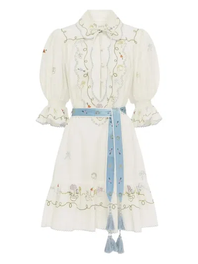 Alemais Giulia Mini Dress In White