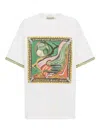 Alemais Graphic-print T-shirt In White