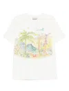 Alemais Graphic-print T-shirt With Relaxed Fit And Tropical Design