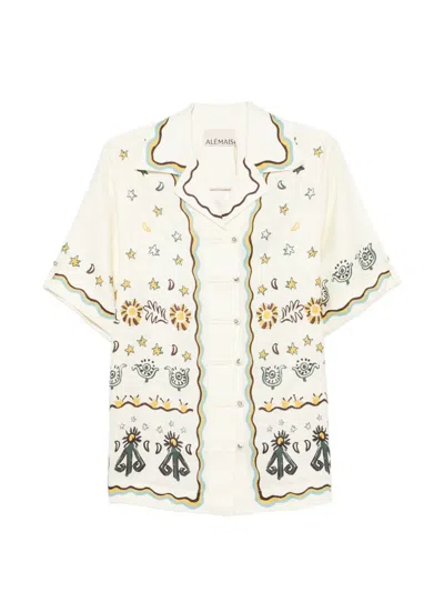 Alemais Graphic-print Shirt In Neutral