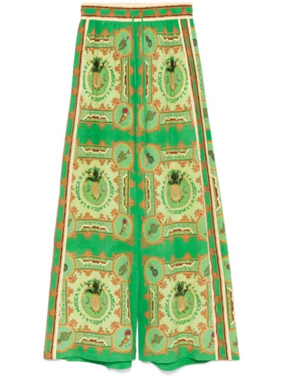 ALEMAIS GRASS GREEN LA MUSICA TROUSERS