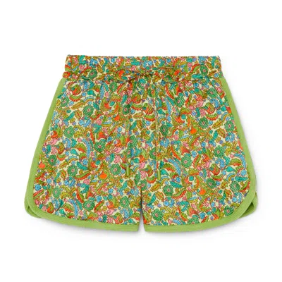 Alemais Harmonia Quilted Shorts In Multi