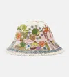 Alemais Hazel Linen Bucket Hat In Multicoloured