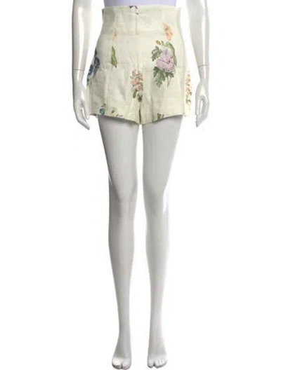 Pre-owned Alemais Hemp Mini Shorts W/ Tags In Neutrals