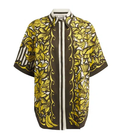 Alemais Hemp Printed Mona Shirt In Multi