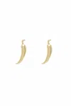 Alemais High Roller Chilli Studs In Gold In Gold