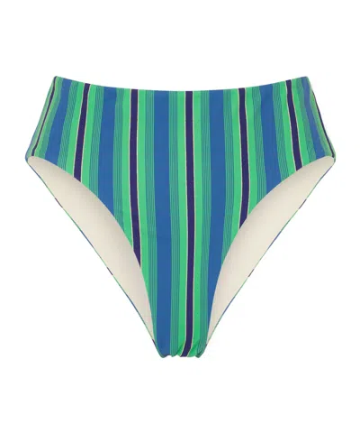 Alemais Margo Striped Bikini Brief In Multi