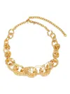 Alemais Hoop-chain Necklace In Gold