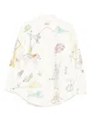Alemais Illustration-print Cotton Shirt In Neutral
