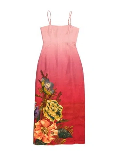 Pre-owned Alemais Inez Long Dress In Multi