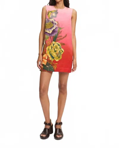 Alemais Inez Mini Dress In Pink Ombre In Multi