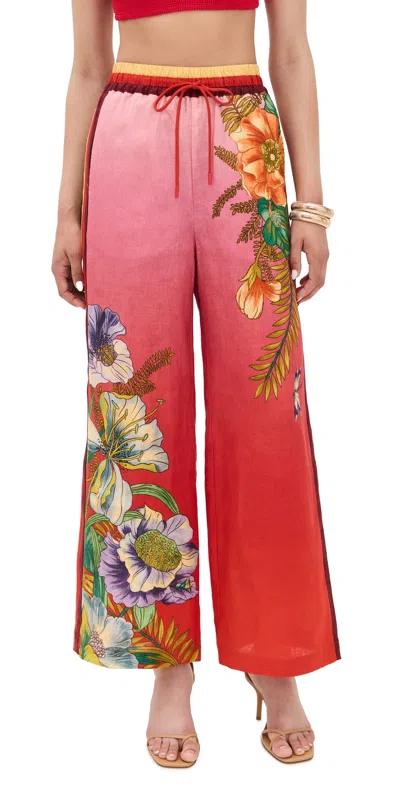 Alemais Inez Pants Pink Ombre